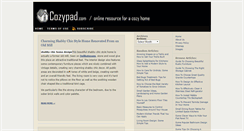 Desktop Screenshot of cozypad.com